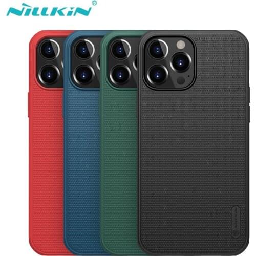 For iPhone 13 Pro Case Nillkin PC +TPU Super Frosted Shield Pro Mate PC for iPhone 13 Pro Max Case All Around Coverage Hard Case