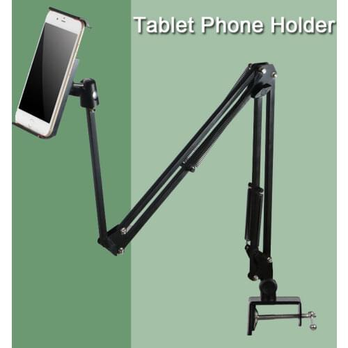 360 Degree Long Arm Tablet Holder Stand For 3.5 to 10.6inch Tablet Smartphone Bed Desktop Lazy Holder Bracket Support For iPad