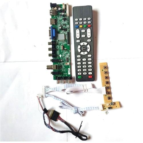 For LTN156AT05-H01/H02/H07/J01/J08 HDMI-Compatible VGA AV TV 3663 DVB 1366*768 LVDS 40PIN universal LCD Controller board