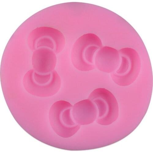 Bowknot Resin Molds For Jewelry Accessories Food Grade Silicone Molds Chocolate Molds Polymer Clay Cake Decoration Tools D016
