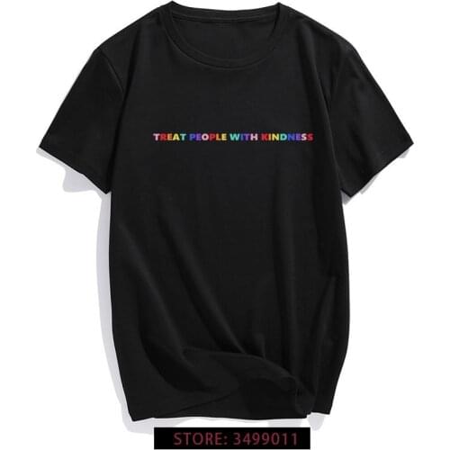 Mens 3D Printed Tshirt TREAT PEOPLE WITH KINDNESS Big Mens Clothing Camisas Hombre Harajuku Hip Hop New T Shirt