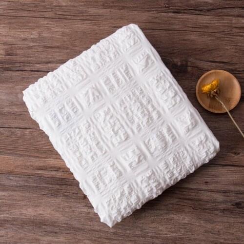 High count and high density cotton tissu Wrinkle texture cotton fabric Designer custom dress shirt fabric