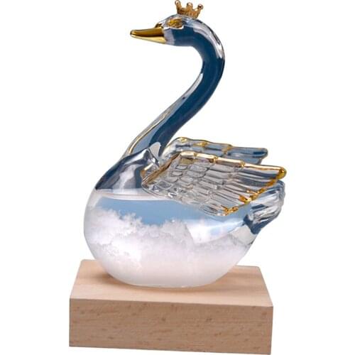 Crystal Glass Storm Goose Weather Barometer Forecast Bottle Storm Home Gift