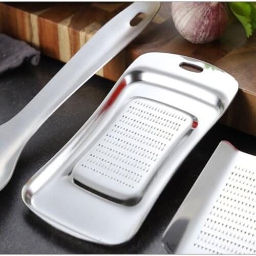 Ginger Grater Wasabi Grater Crusher Stainless Steel Garlic Grinder Fruit Root Vegetables Ginger Grinding Kitchen Accessories