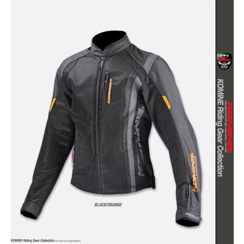 Komine JK-095 Motorcycle Street Moto Rider Motorsports Summer Jackets For Men