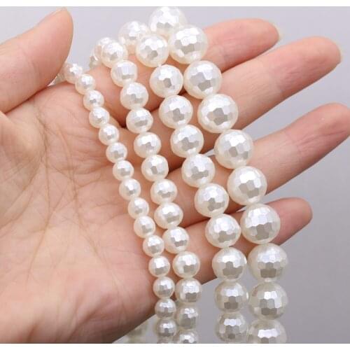 Hot Sale Natural Shell Bead White Section Beads Charms For Jewelry Making DIY Necklace Bracelet Earrings Ring Accessory