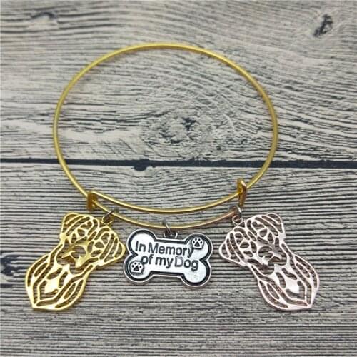 Trendy New Vintage Labrador Retriever Bangles Cute Dog Bangles Bracelets Fashion Animal Pet Jewellery