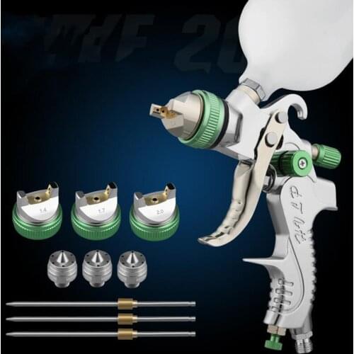 2021 New Professional HVLP Spay Gun Power tools 1.4/1.7/2.0mm Nozzle Gravity Airbrush For Car Painting