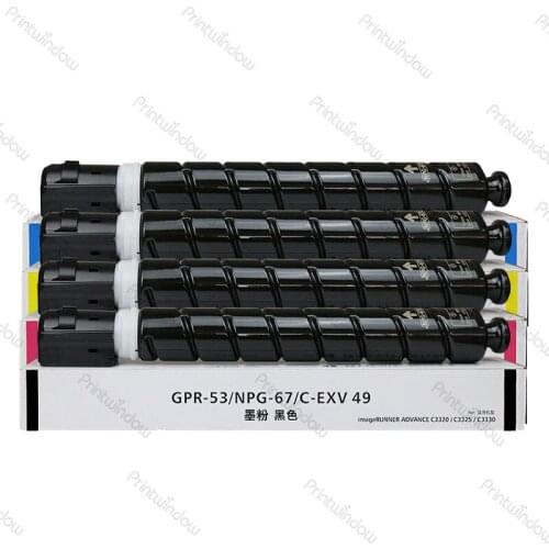 NPG-67 NPG67 1Set 4PCS CMYK Toner Cartridge for Canon IR ADV C3320 C3320L C3330 C3350 C3325 C3020 C3520 C3525 C3530