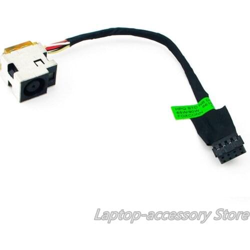 Original For HP G6-2000 G7-2000 DC Power Jack cable - 661680-YD1 661680-301 / Free Shipping / 1 Year Warranty