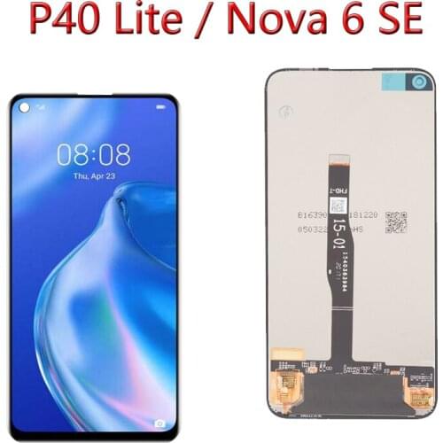 Original LCD For HUAWEI P40 Lite Lcd Display Replacement Screen Nova 6 SE JNY-AL10 LCD For HUAWEI P40 Lite Lcd JNY-LX1
