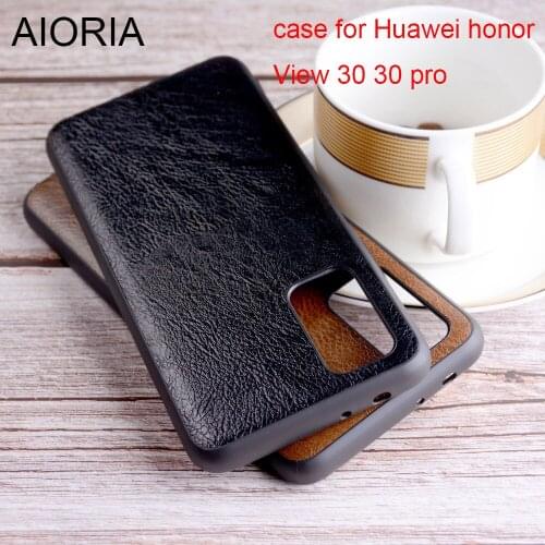Luxurious leather case for Huawei Honor View 30 Pro phone case with Business design ,with TPU+PC 2in1 material