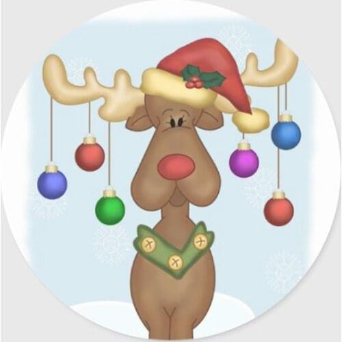 Christmas Reindeer New 2021 Metal Cutting Dies for DIY Scrapbooking Cards Embossing Paper New Die