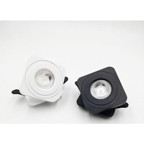 Dimmable Rotating Folding LED Downlights 7W/9W/12W/15W COB LED Ceiling Spot Lights AC85-265V LED Ceiling Lamps Indoor Lighting