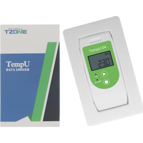 TempU04 USB Temperature Data Logger Recorder with 32000 Points Capacity Reusable TEMP Data Logger 30%OFF