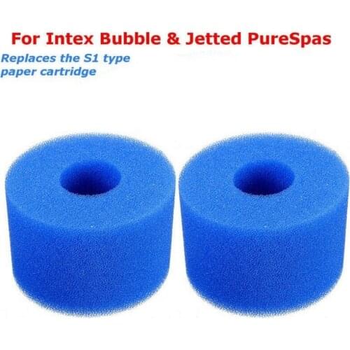 12PCS Swimming Pool Accessories Foam Sponge for Intex S1 Reusable Washable Biofoam Cleaner Pool Foam Piscina Swimming Accessorie