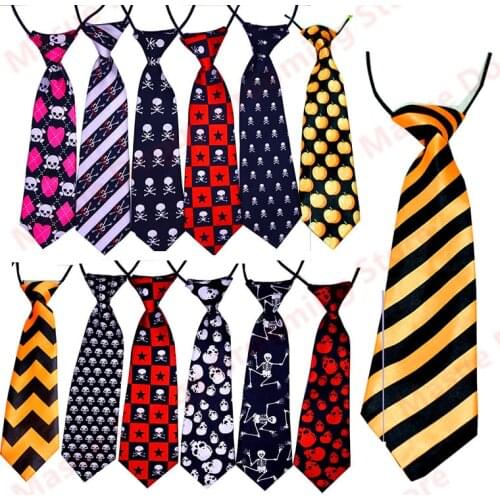 50 Pcs Pet Dog Accessories For Small Large Dog Halloween Dog Large Necktie Adjustable Dog Collar Bow Tie Pet Supplier Necktie