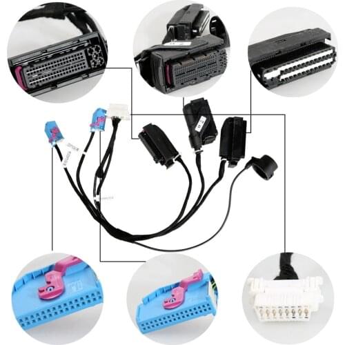 For VW Golf Mogatan Passat Tiguan for Skoda Octavia Superb ECU Adapting Key Program Universal MQB 35xx Test Platform Cable