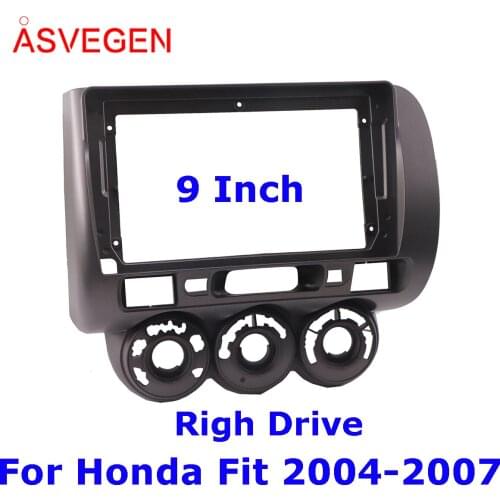 Car Radio Fascia Frame For Honda Fit 2004-2007 Right Drive Car Dvd Frame Install Panel Dash Mount Installation Dashboard