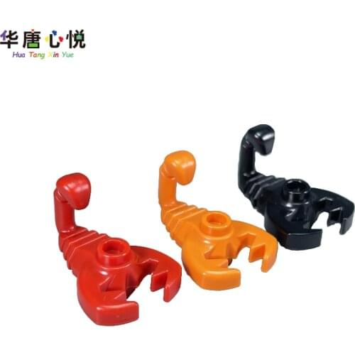 Creator Friend Scorpion 10pcs Animal Food Decoration Building Blocks Educational Toys Childs Gift Accessories Friends Toy Model