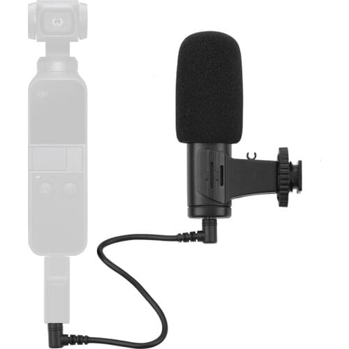 For DJI Osmo Pocket 2 3.5mm Mic Adapter Microphone Data Cable for Osmo Pocket Record Video Extension Handheld Gimbal Accessories