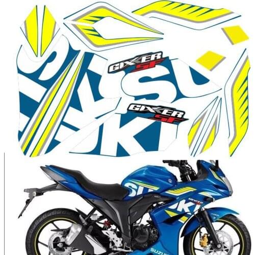 For Suzuki Gixxer Sf 150 Sticker Gixxer 155 250 Bumper Body Tank Headlight Decal Accessories 2012-2018 Model