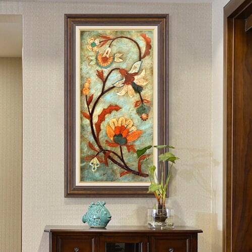EECAMAIL American Household Diamond Painting Vertical Version Diamond Painting Wine Cabinet Porch Diamond Embroidered