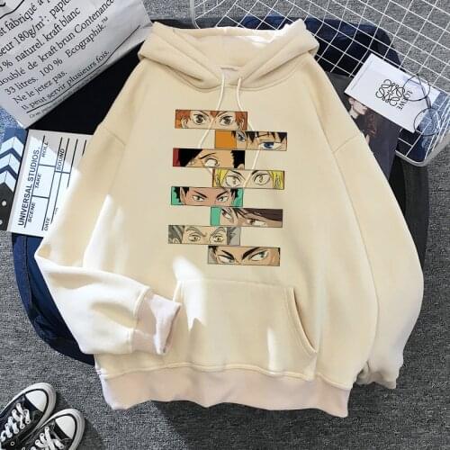 Hot Japanese Anime Haikyuu Hoodies Men Funny Karasuno Fly High Graphic Streetwear Winter Warm Fashion Unisex Sweatshirts Male