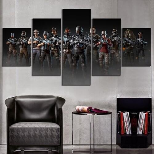 5 piece Canvas Art Tom Clancys Ghost Recon Wildlands Game Poster Wall Paintings for Home Decor