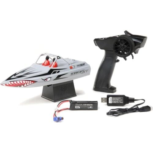 RTR Mini Automatic Reset Jet Boat 9-Inch 23cm Mini Electric Brush Jet Remote Control RC Boat