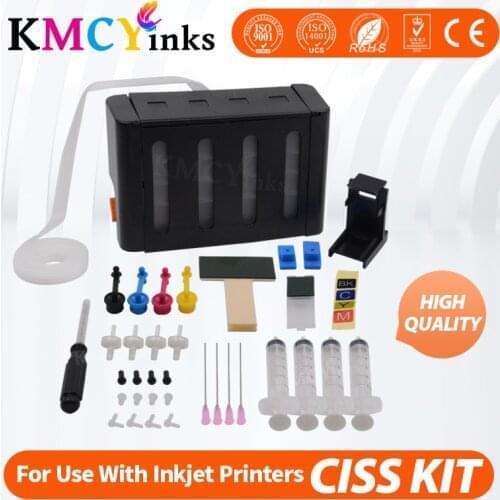 KMCYinks Ciss Ink Tank Kit System Compatible For HP 21 22 27 28 56 57 60 61 74 75 92 93 94 95 96 97 98 816 140 141 Printer