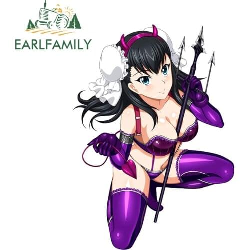 EARLFAMILY 13cm x 9.5cm Anime Decal For Xuelan High School DxD Funny Car Stickers Motorcycle Surfboard Waterproof Sunscreen