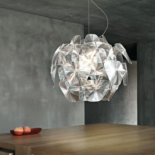 Nordic Designer Acrylic led Pendant Light Modern Minimalist Seminal Hotel Lobby Lighting Bedroom Dining Room Hanging Suspension