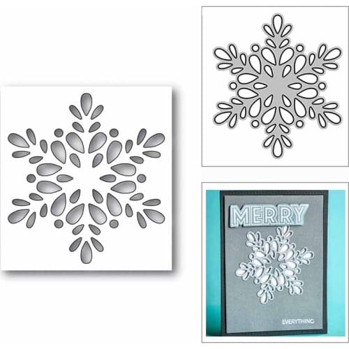 New Pretty Snowflake Pattern 2020 Metal Cutting Dies for DIY Scrapbooking and Card Making Decorative Embossing Craft No Stamps