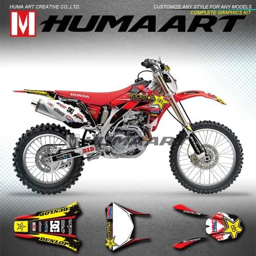 HUMAART Custom Stickers for CRF450X CRF 450X CRF 450 X 2005 2006 2007 2008 2009 2010 2011 2012 2013 2014 2015 2016 2017
