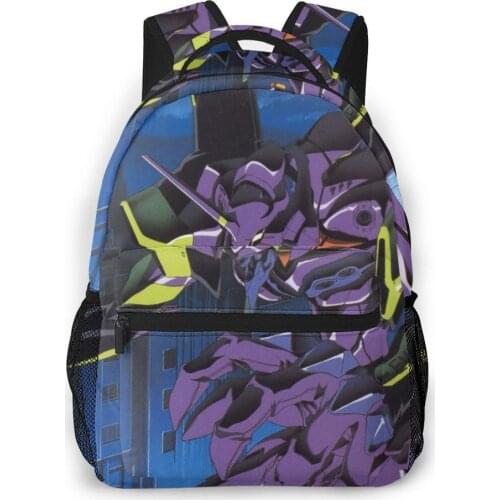 Evangelion Backpack for Girls Boys Travel RucksackBackpacks for Teenage school bag