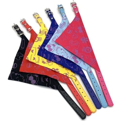 Pet triangle scarf dog scarf cat saliva Scarf Collar pet supplies Teddy Bomei scarf 6 colors