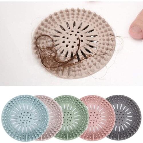 Bathroom Sink Sewer Filter Floor Drain Strainer Water Hair Stopper Kitchen Sink Filter Strainer Anti Clogging Removal Clog Tools