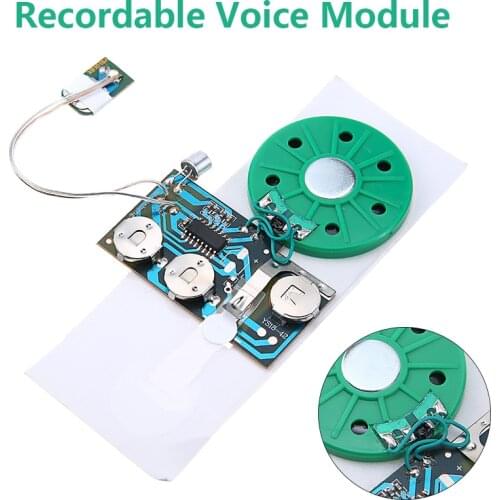 1Pc 30 Seconds Recordable Voice Module Greeting Card Music Sound Talk Chip Musical Tool for DIY Homemade Invitations