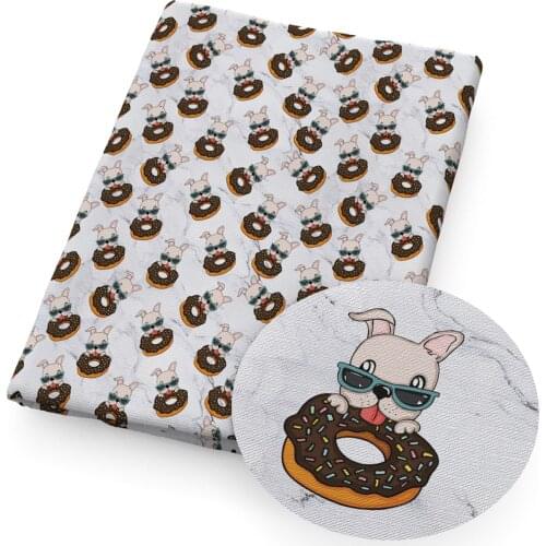 50*145cm Cartoon Bear Dog Printed Polyester Cotton Fabric for Tissue Sew Quilting Fabric Needlework DIY Patchwork Cloth,c18332
