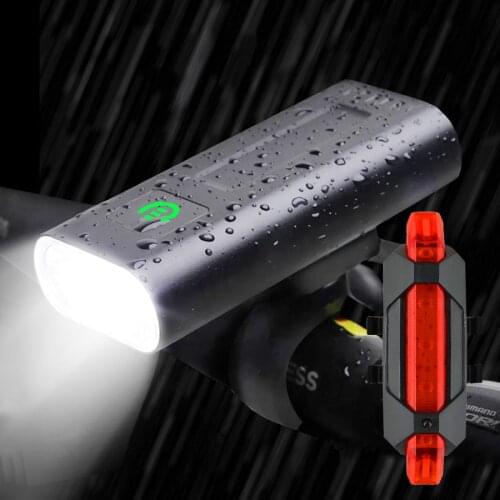 5200mAh Bicycle Headlight 1000 Lumen LED Bike Light Front as Power Bank USB Rechargeable IPX5 Waterproof MTB Cycling Flashlight