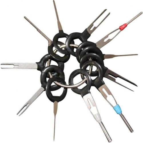 80% Hot Sale 11Pcs/Set Car Terminal Removal Tool Wiring Connector Pin Release Extractor Puller