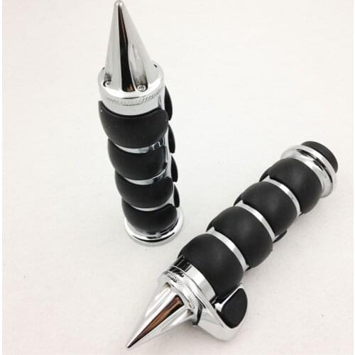 800 Motorcycle For Kawasaki Suzuki Yamaha Harely V-Rod Night Street V Rod Chrome Motorcycle Handlebar Rubber Grips