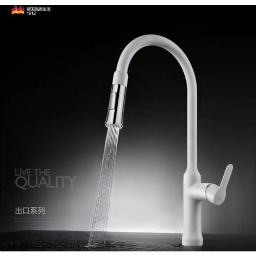 ASRAS MY206 Multi-style Kitchen Sink Faucet Hot and Cold Pull 304 Stainless Steel Can Rotate The Tap