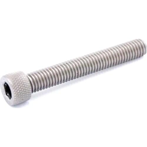 10pcs M6x1 Thread Length 50/55/60/65/70/75/80/85/90/95/100mm GR2 TA2 Pure Titanium Hex Socket Head Screw Bolts DIN 912