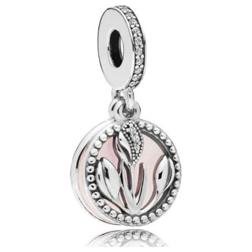 Genuine 925 Sterling Silver Charm Family Tree 2019 International Womens Day Beads Fit Pan Bracelet & Necklace DIY Jewelry