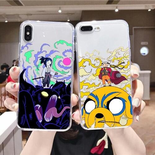 Adventure Time Cartoon cute Phone Case For Samsung Galaxy A 3 5 7 8 10 20 21 30 40 50 51 70 71 E S 2016 2018 4G transparent tpu