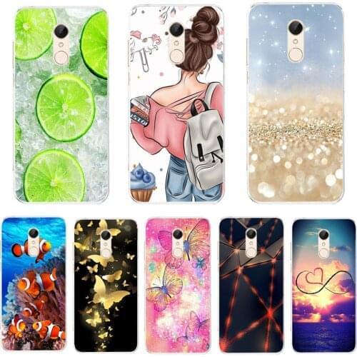 For Xiaomi Redmi 5 Case on Phone Case Redmi5 Plus Silicone Case Funda for Xiaomi Redmi 5 plus 5 Capas Hongmi5 Cover Bags Bumper