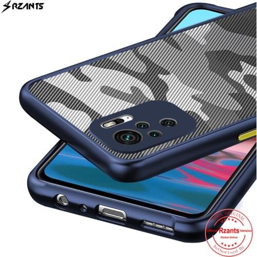 Rzants For Xiaomi Redmi Note 10 10S Redmi Note 10 Pro Max 4G Case Soft Camouflage Cover Flexible TPU Frame Bumper