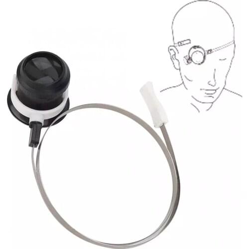 Headwear Monocular Magnifier Glass 5X Stainless Steel Hoop Loupe Magnifying Tool Watchmakers Necessary Tool Jewelry Repair